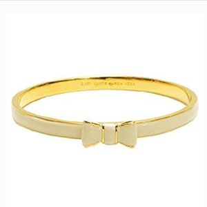 Kate Spade take a bow bangle ivory